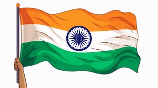 indian flag drawings