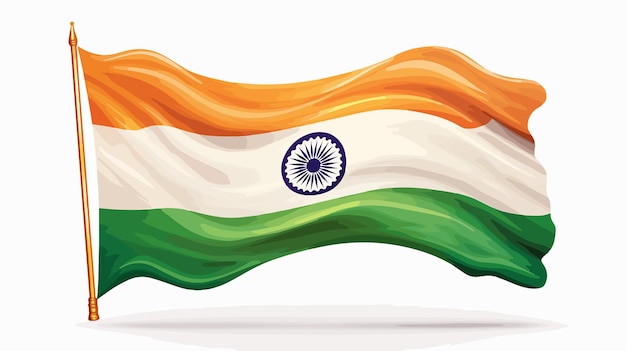 a flag with the word india on it