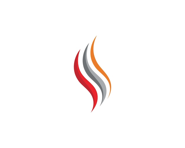 Flame icon fire vector design