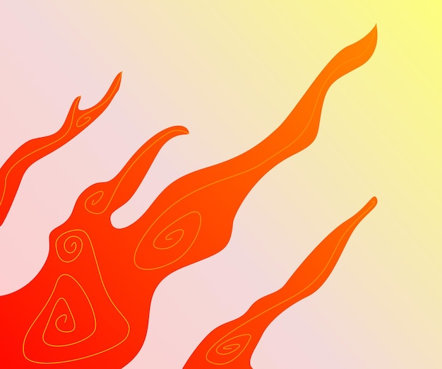 flame illustration, burning, fire, burn, illustration of a fire, fire flames background