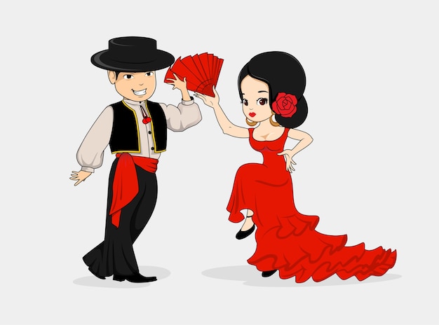 Flamenco Mascot