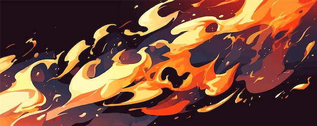 Vector flames of fury vector flat minimalistic isolated illustration