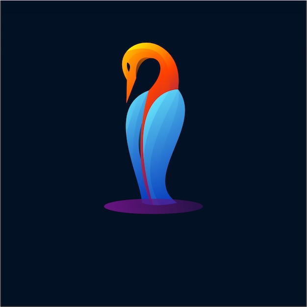 flamingo logo design