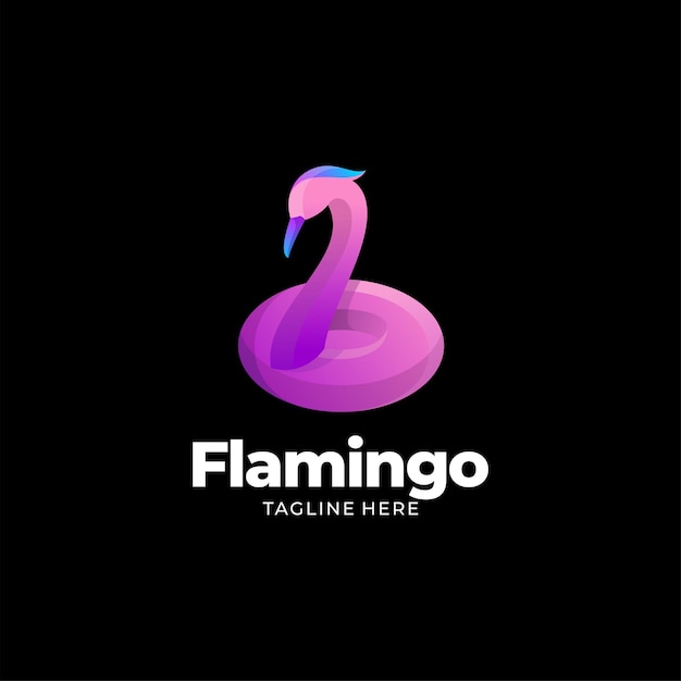 Flamingo logo gradient