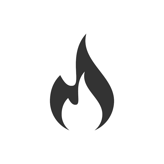 Flammable icon sign vector design