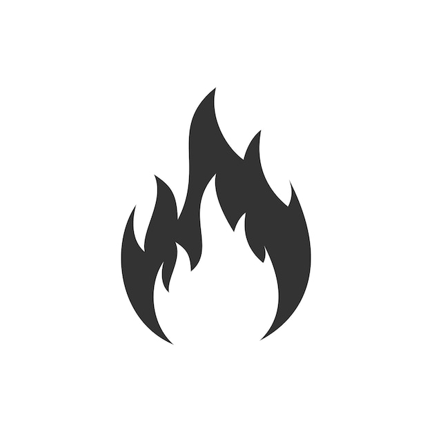 Flammable icon sign vector design