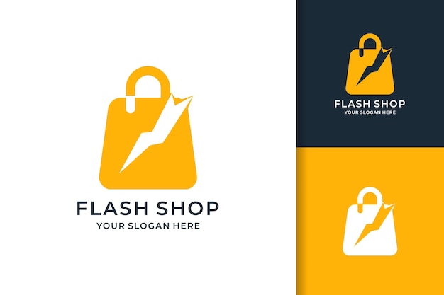 Flash bag shopping inspiration logo