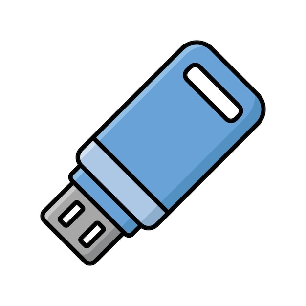 Vector flash disk icon vector design template simple and clean