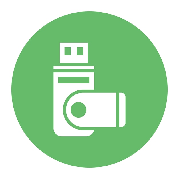 Flash Drive icon vector image Can be used for Printing