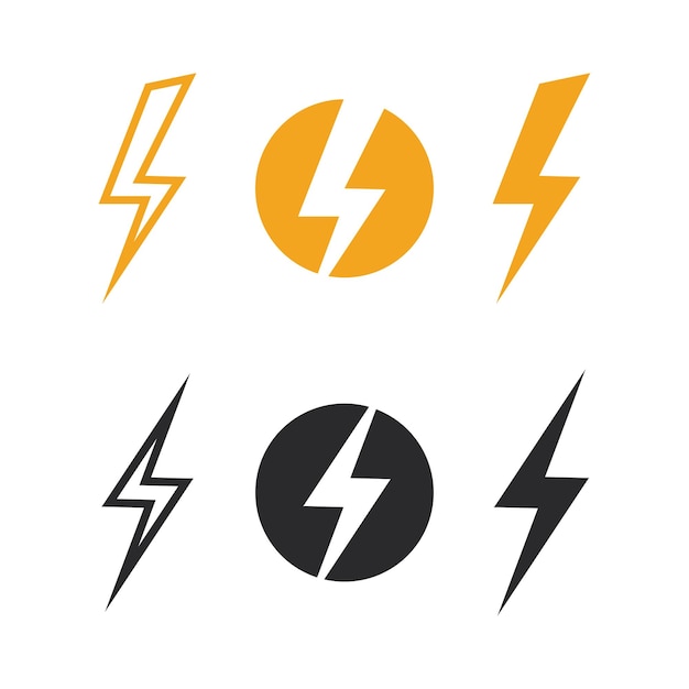 Flash Electric Logo Vector icon illustration design template Bolt Energy Iconelectric logo flash vector bolt