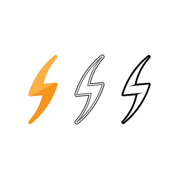 Flash Electric Logo Vector icon illustration design template Bolt Energy Iconelectric logo flash vector bolt