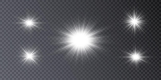 Flash of light, a star on a transparent background.Sun, summer. light sunlight png.