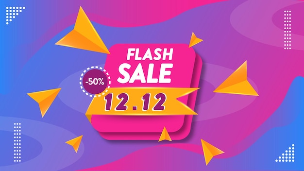 flash sale 1212 discount sale banner background