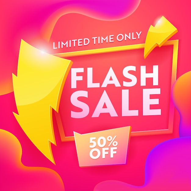 Flash Sale Advertising Modern Banner