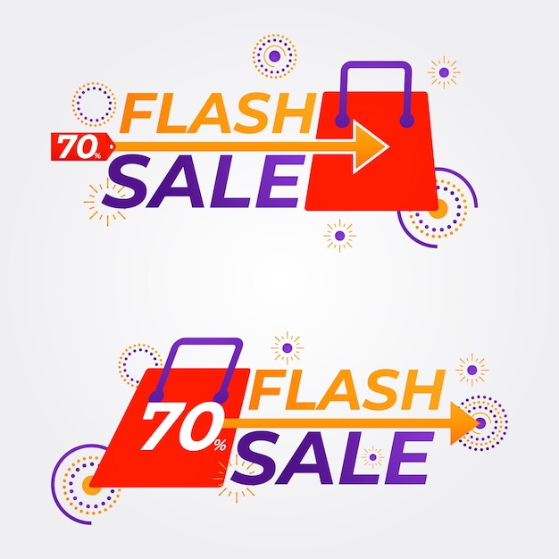 flash sale badges collection promotion badges