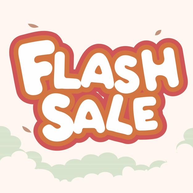 Flash Sale banner promo promotion moon sale