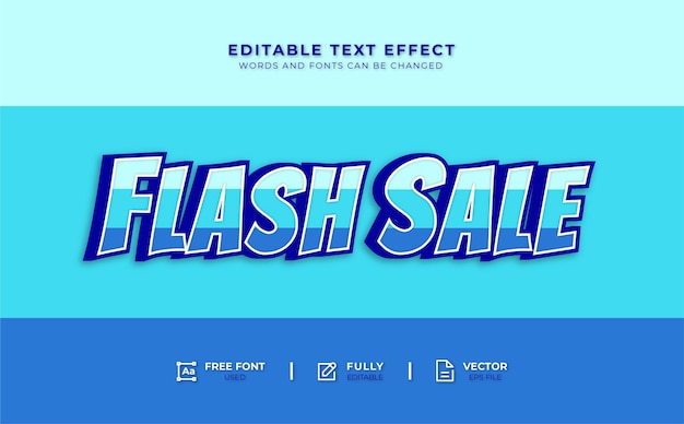 Flash Sale Editable Solid Style Text Effect