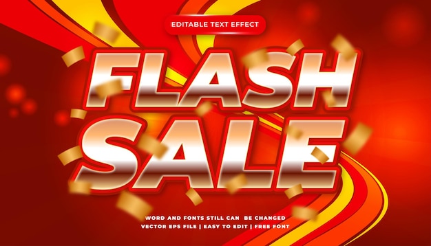 Flash Sale Editable Text Effect