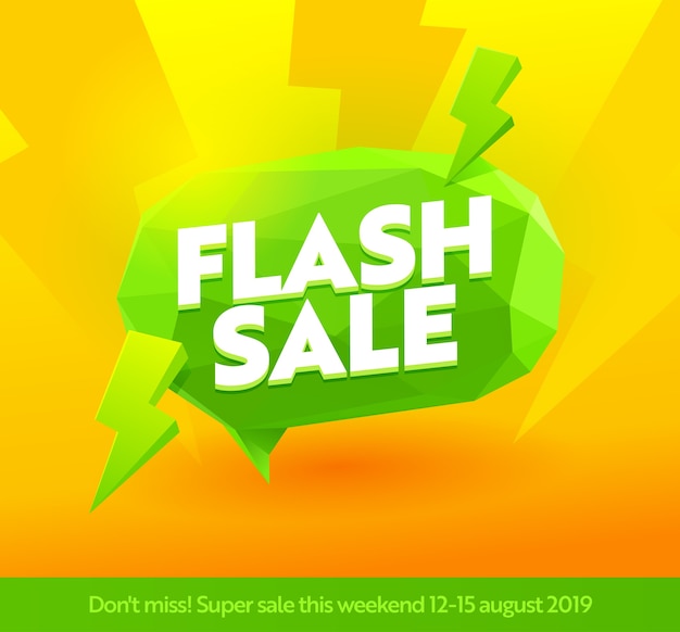 Flash Sale orange banner