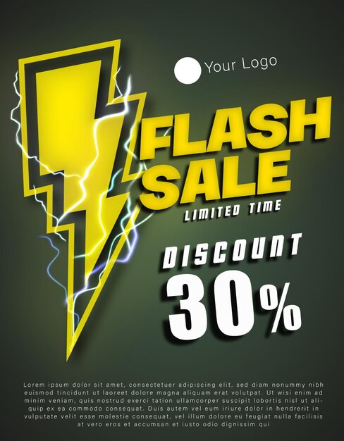 flash sale promotion banner