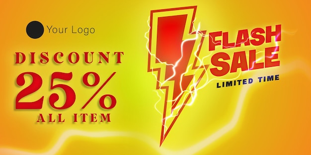 flash sale promotion banner