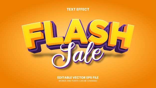 Flash Sale text effect style