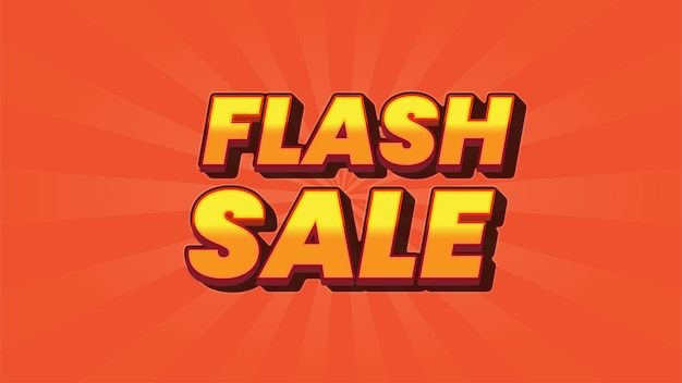 flash sale text effect