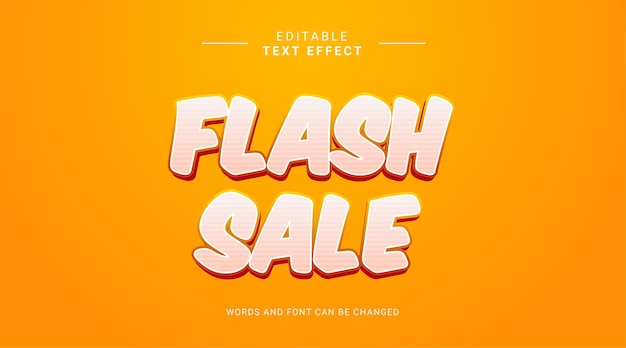 flash sale text effect