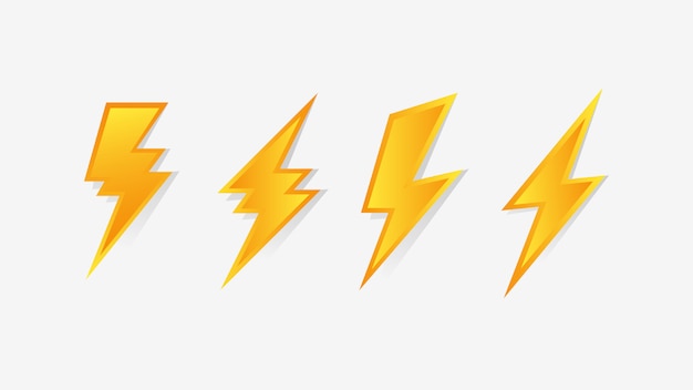 Flash thunder bolt icon 