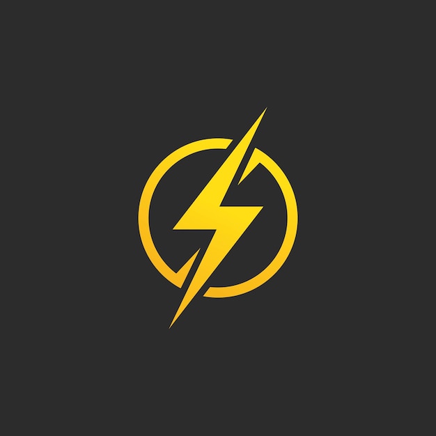 Flash thunder bolt illustration vector