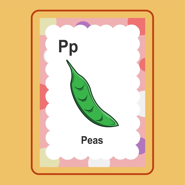 Flashcard Peas