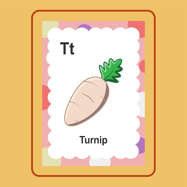 Flashcard Turnip