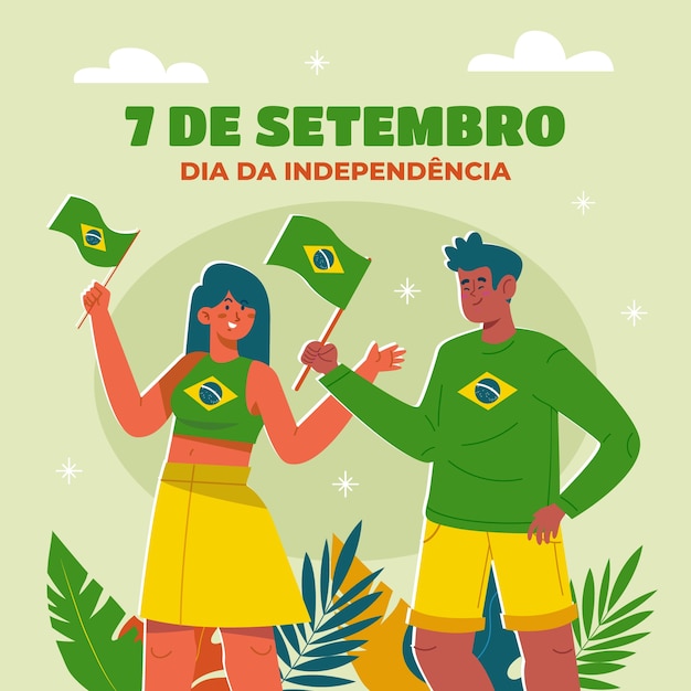 Flat 7 de setembro illustration