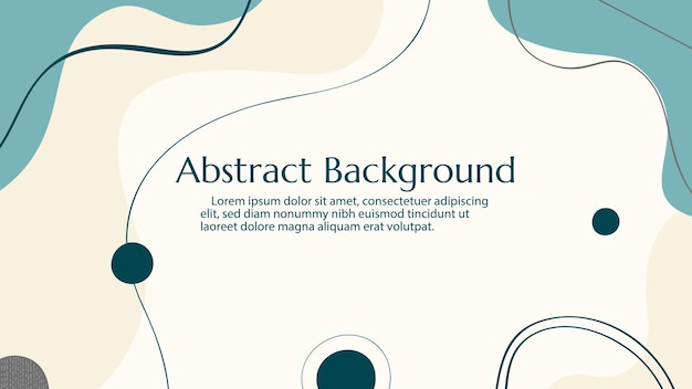 Flat abstract doodle background