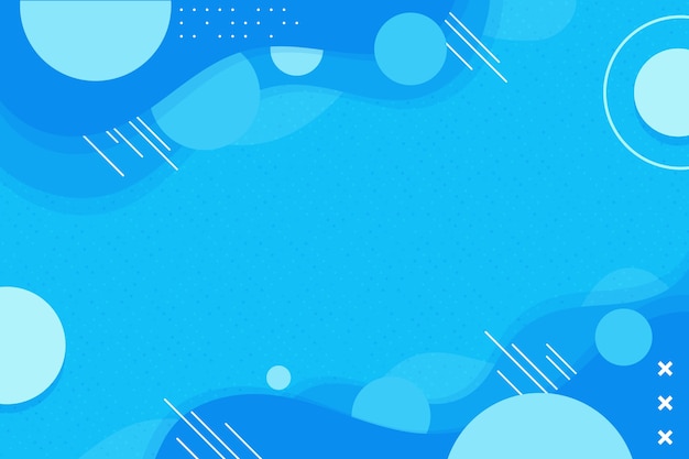 Flat blue abstract background