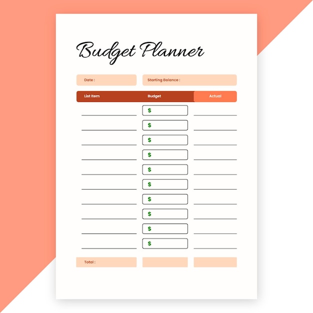 Flat Budget Planner