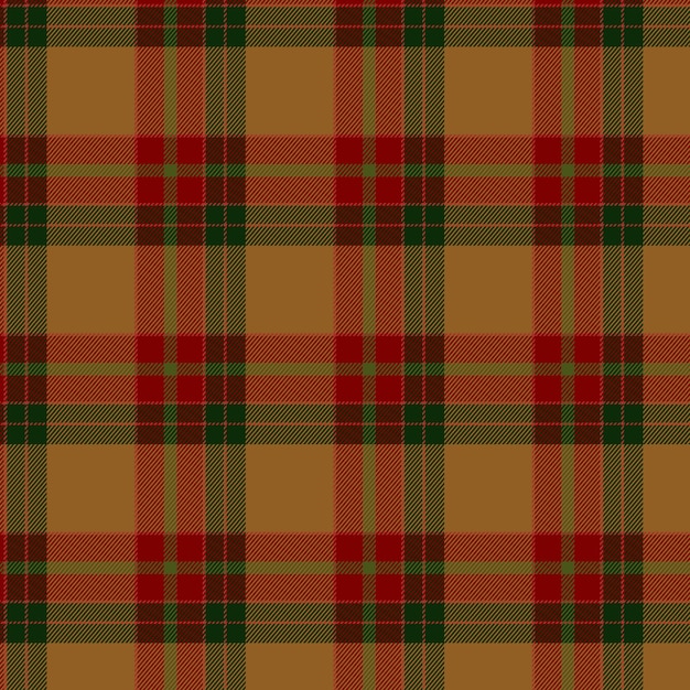 Flat christmas plaid pattern design