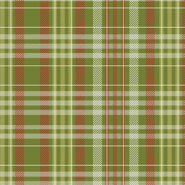 Flat christmas plaid pattern design