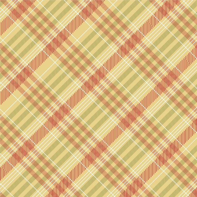 Flat christmas plaid pattern design