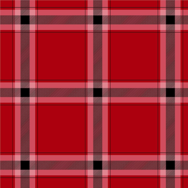 Flat christmas plaid pattern design