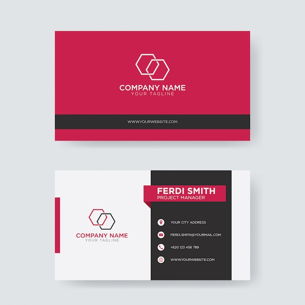 Flat Creative Business Card