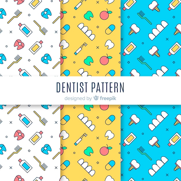 Flat dentist pattern