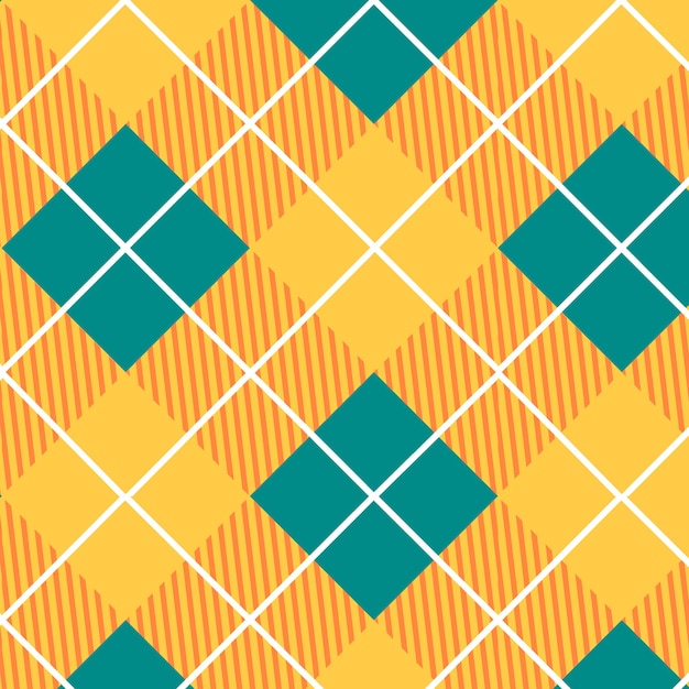 Flat design argyle pattern