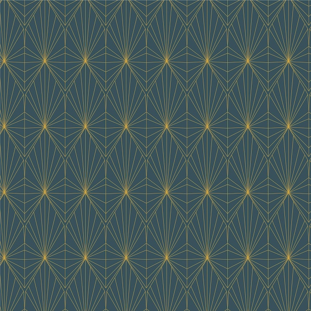 Flat design creative  art deco pattern