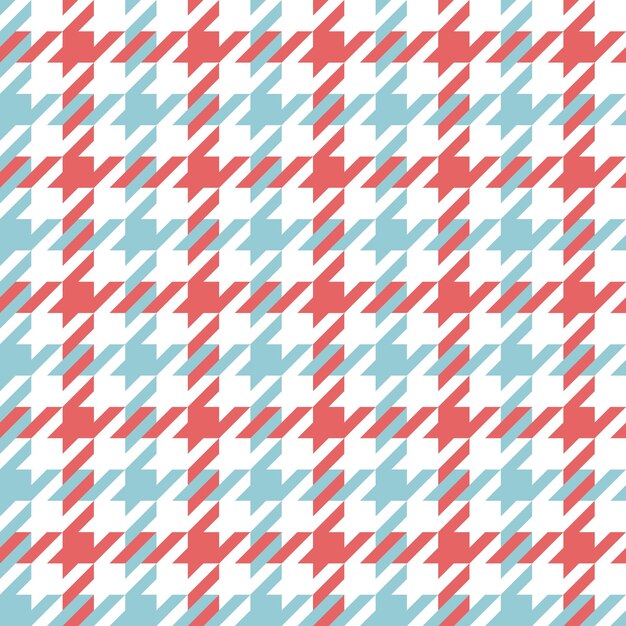 Flat design geometric abstract fabric seamless pattern