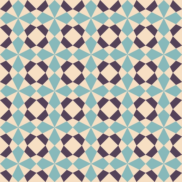 Flat design geometric abstract tiles seamless pattern