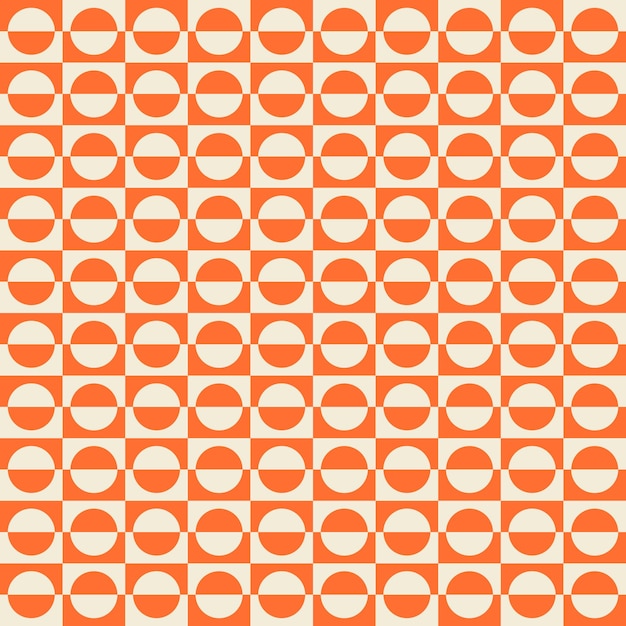 Flat design geometric abstract tiles seamless pattern