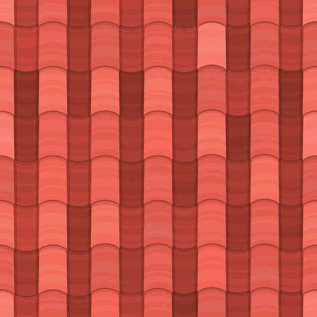 Vector flat design roof tile pattern design