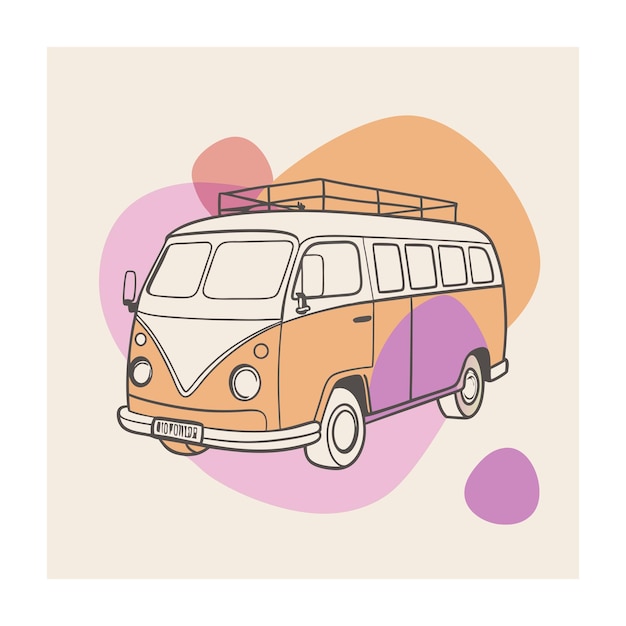 Flat design transport vehicles illustration