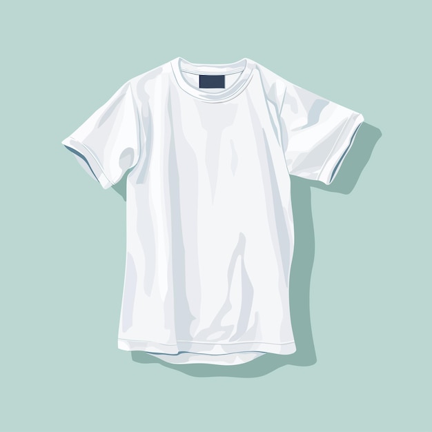 Vector flat design of tshirt outline illustration